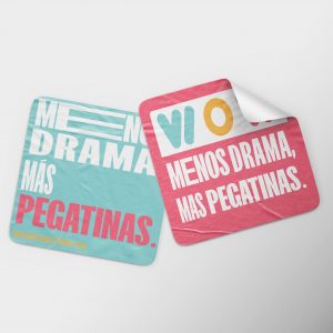 Pegatinas low-cost CUADRADA