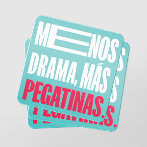 Pegatinas low-cost CUADRADA