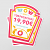 100 pegatinas por 19,90€