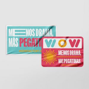 Pegatina a medida low-cost