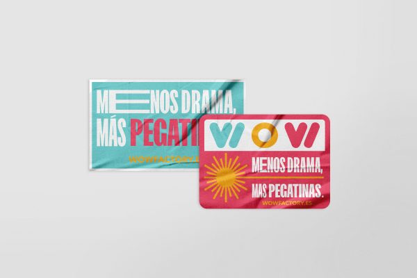 Pegatina a medida low-cost