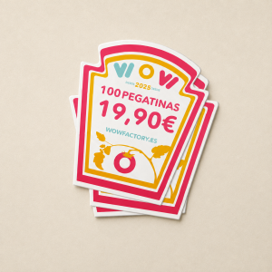 100 pegatinas por 19,90€