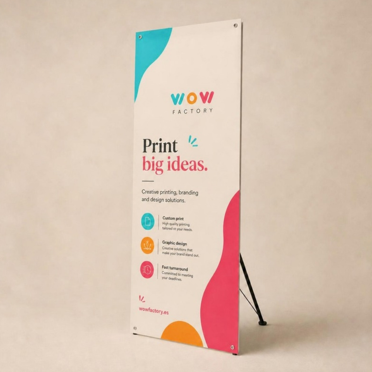 X-banner personalizado